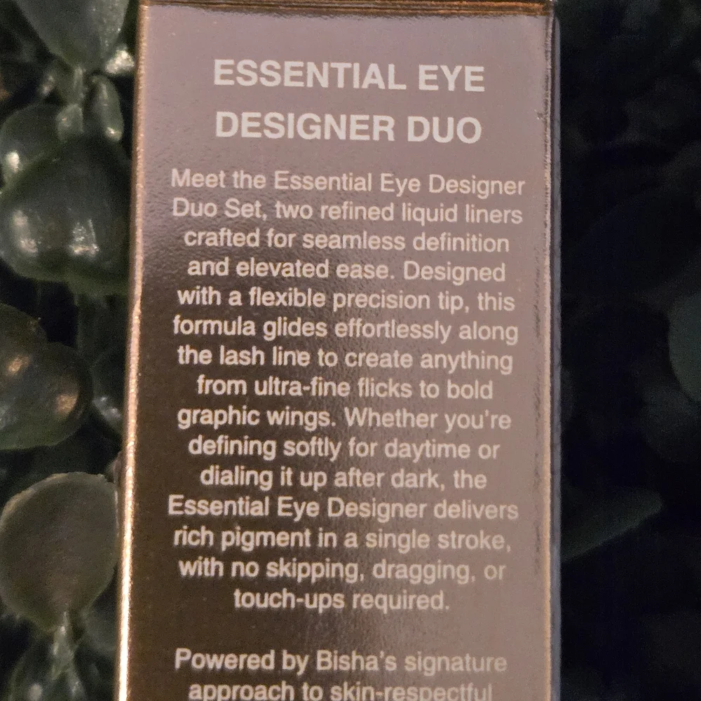 ​✨ BISHA Essential Eye Designer Duo • Liquid Eyeliner Set • Black & Brown • NIB